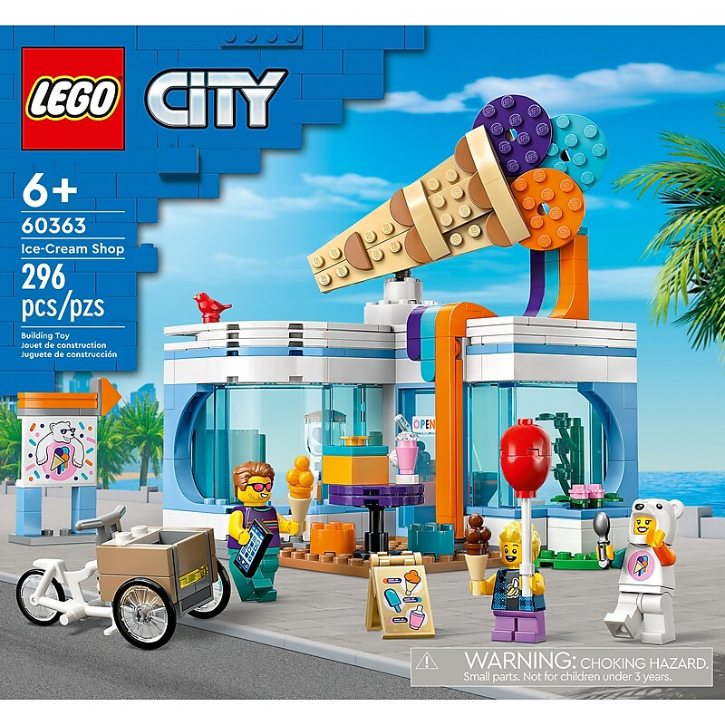 LEGO City Ice-Cream Shop, 296 Pieces (60363) image 1