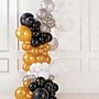 Party City Latex Balloon Garland Kit, Black, Silver, Gold, 90/Pack (AM111840)~#|#~3A2D42AC-2407-4775-A0602A660252F3FF_sc7
