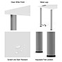 Union & Scale™ Essentials 48"W Computer and Writing Desk, White (UN56969)~#|#~3A30F512-0945-43CF-BE7C80C43355DFF4_sc7