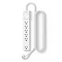 Staples TECH 6-Outlet Surge Protector, 6', 1800 Joules, White (ST62780)~#|#~3A32423C-8647-426D-9DC19EE1AC7ED055_sc7