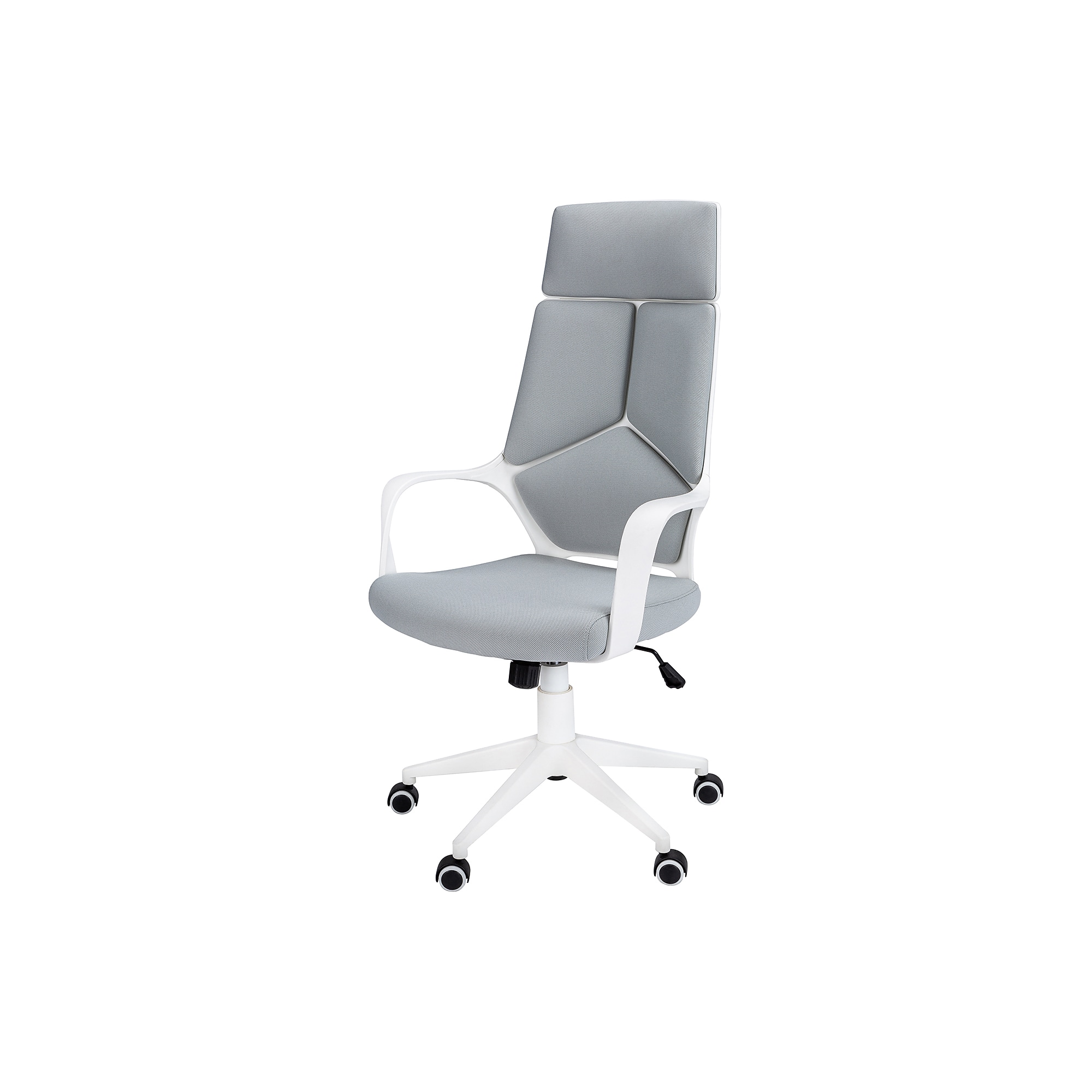 Monarch Specialties Inc. Fabric Executive Chair, Grey/White (I 7270) Sansujyuku sansujyuku.com
