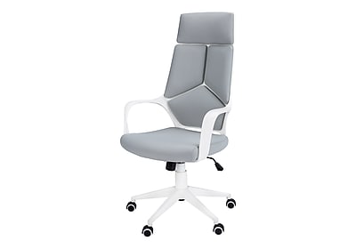 Monarch Specialties Inc. Fabric Executive Chair, Grey/White (I 7270) Simolary simolary.com