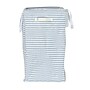 Household Essentials Collapsible 2-Section Hamper, Cotton, Blue/White (HE1161)~#|#~3A353164-1E3E-4D8B-8E9C8FDD25EBD265_sc7