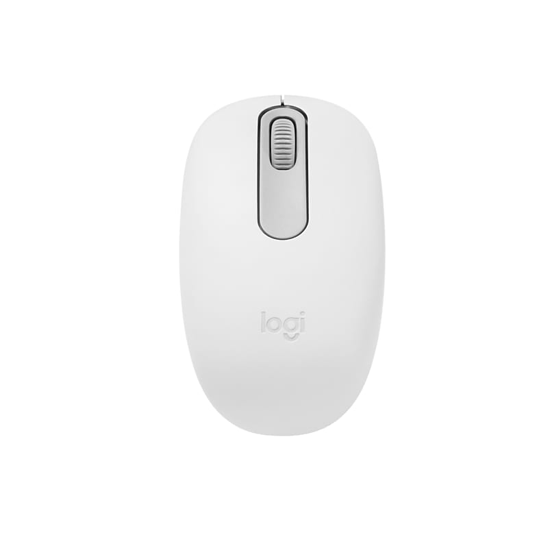 Logitech M196 Wireless Ambidextrous Optical Bluetooth & USB Mouse, Off-White (910-007457) image 1