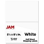 JAM Paper Laser/Inkjet Shipping Labels, 5 1/2" x 8 1/2", White, 2 Labels/Sheet, 25 Sheets/Pack (359430339)~#|#~3A3D658E-D3D2-4661-8EEC70A94E46D225_sc7