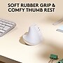 Logitech Lift for Mac Wireless Ergonomic Vertical Optical USB Mouse, White (910-006471)~#|#~3A4004B9-0628-4CBB-A84F6E36672F47A1_sc7