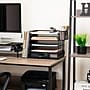 Mind Reader 3-Tier Metal Desk Organizer, Black (MAG5C-BLK)~#|#~3A4183A1-DCA4-4560-9A42CDAA807150BE_sc7