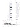 CyberPower B6032PK Essential 6-Outlet Surge Protector, 3 ft. Cord, 600J Surge Suppression, White, 2/Pack~#|#~3A4968AA-EB15-4225-B6BD4E444BB4005A_sc7