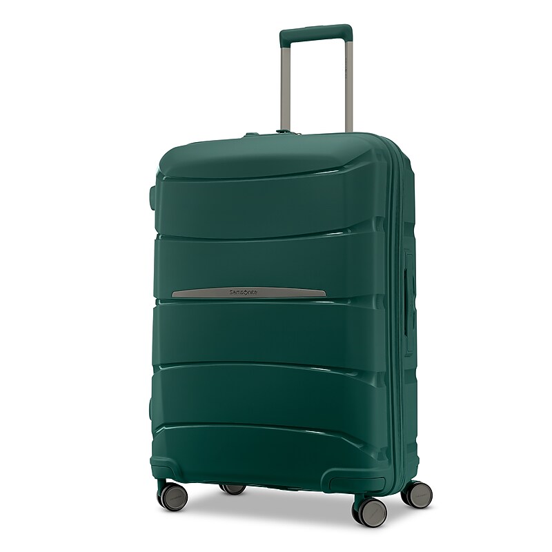 Samsonite Outline Pro 12.0" Hardside Suitcase, 4-Wheeled Spinner, Emerald Green (137394-1327) image 1