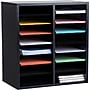 AdirOffice 500 Series 16-Compartment Literature Organizers, 20" x 11.8", Black, 2/Pack (500-16-BLK-2PK)~#|#~3A4CD363-29C1-4FDD-99B07FBE16A38F1D_sc7