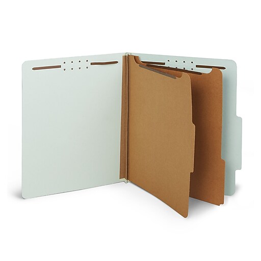 Staples® 60 Recycled Pressboard Classification Folder, 2Dividers, 2.5