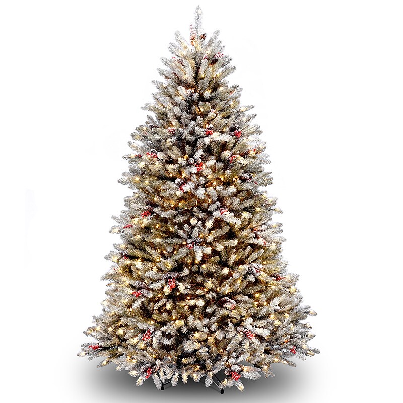 National Tree Company Snowy Dunhill Fir Artificial Christmas Tree (DUF-300-65) image 1
