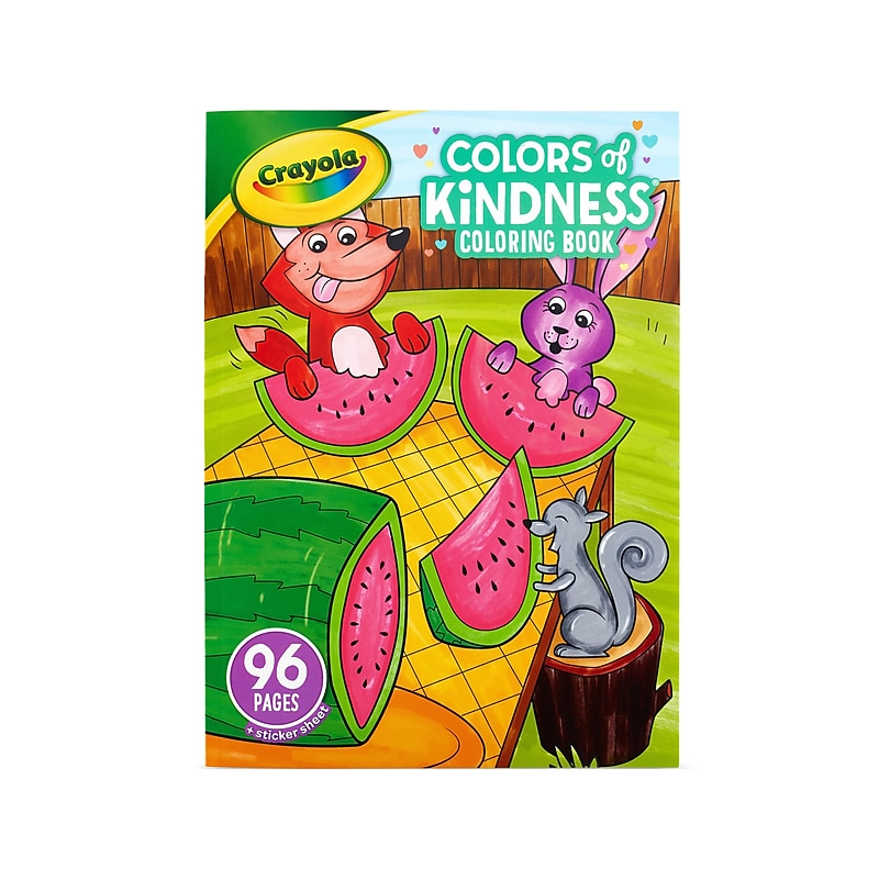 Crayola Colors of Kindness Coloring Book, 96 Pages (042733) image 1