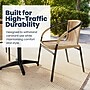 Flash Furniture Rattan Indoor-Outdoor Restaurant Stack Chair, Beige, 4-Pieces (4TLH037BGE)~#|#~3A5B2E69-9D9D-4BE3-81583A5377E5C6D1_sc7