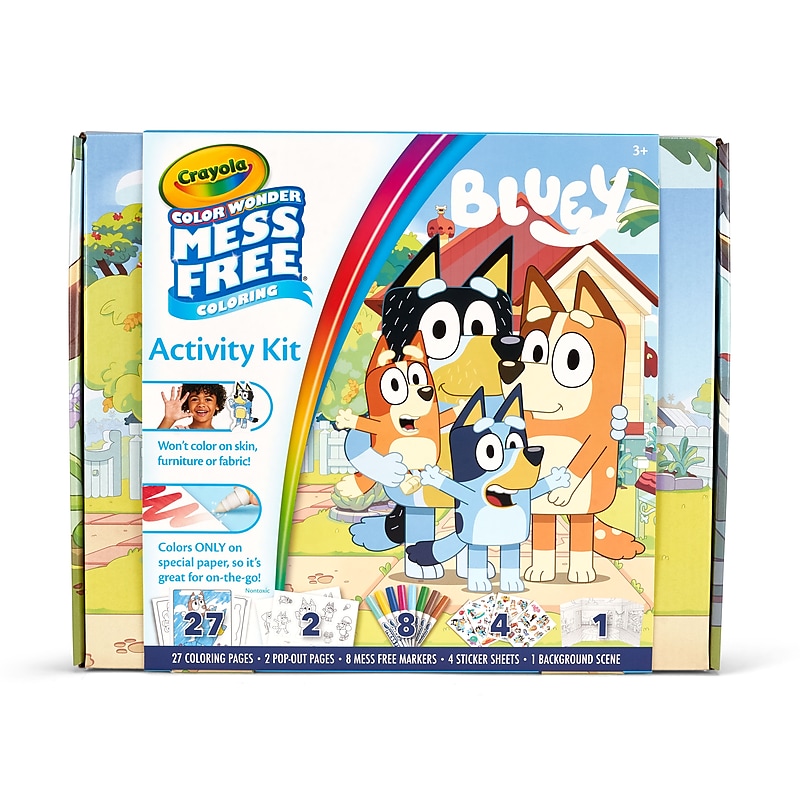 Crayola Color Wonder Bluey Activity Kit (75-7161) image 1