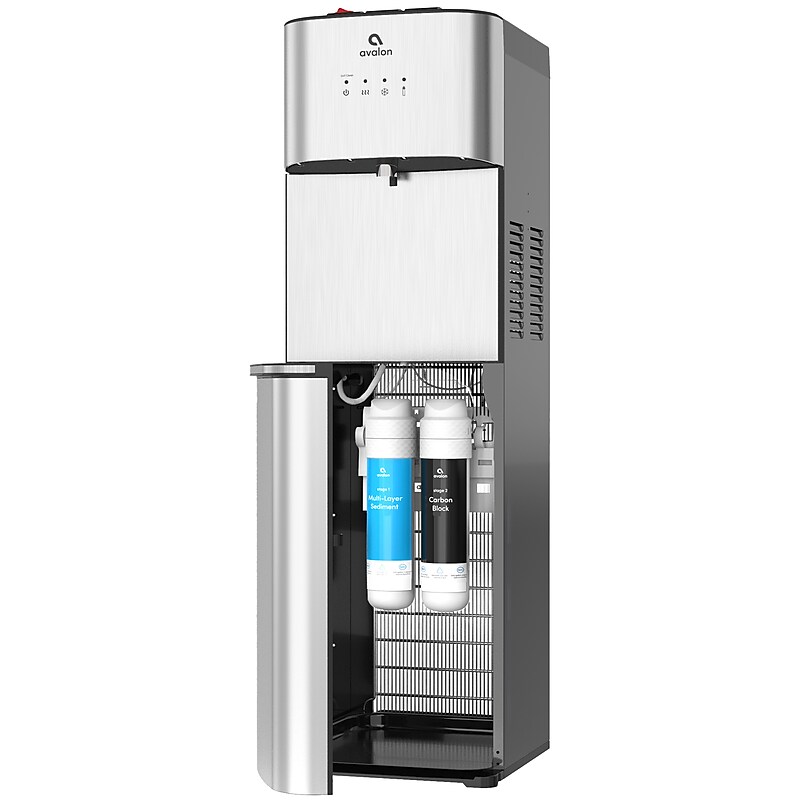 Avalon 3-Temperature Self Cleaning Water Dispenser, Stainless Steel (A5BOTTLELESS) image 1