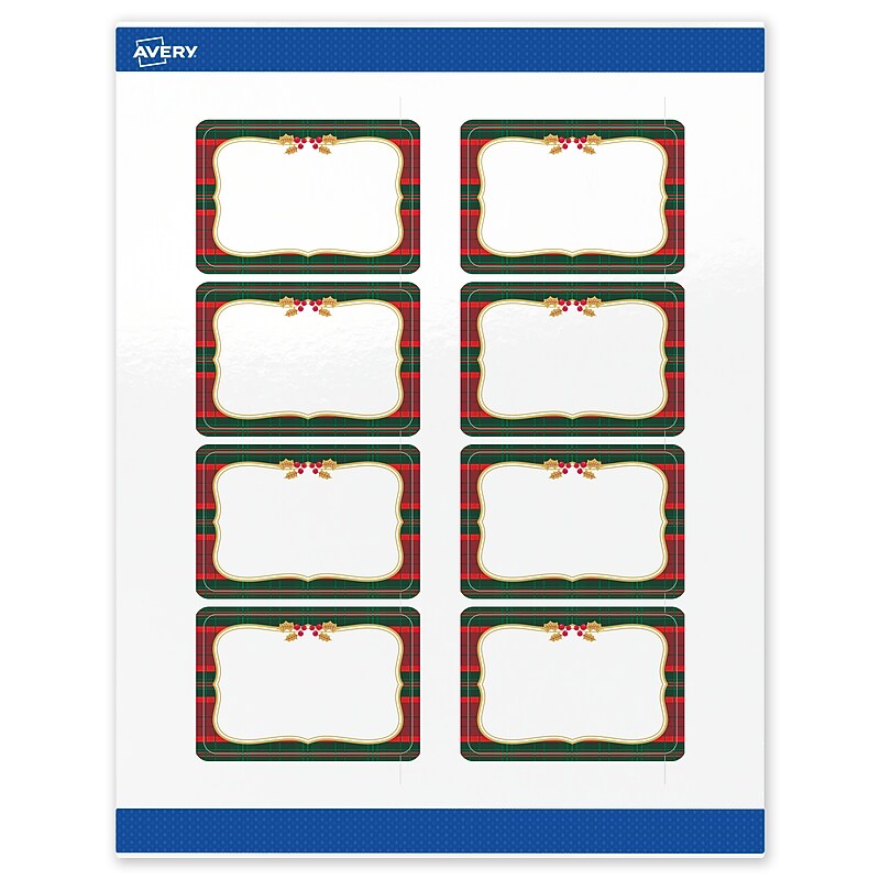 Avery Rectangle Multipurpose Labels, 2" x 3", White, 80/Pack (19479370517) image 1