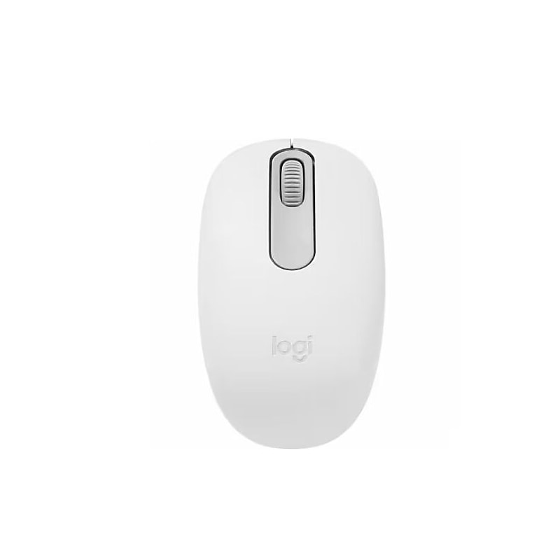 Logitech M196 Wireless Ambidextrous Optical Mouse, White (910-007438) image 1