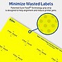 Avery Laser/Inkjet Multipurpose Circle Labels, 1.5" Dia., Neon Yellow, 1600/Box (94506)~#|#~3A685B4D-11A7-4212-83EDD4D401C4515B_sc7