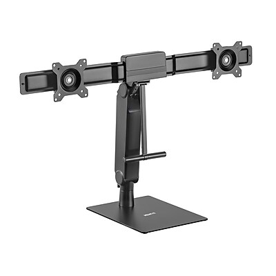 Mount-It! Height Adjustable Dual Monitor Arm, Freestanding Mount, Fits 17″-32″ Monitors, Black (MI-2758) Sansujyuku sansujyuku.com