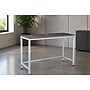 Boss Office Products Simple System 66"W Desk, Driftwood (SGSD031-102)~#|#~3A7D91D1-DB7C-4BBC-9A900611B02DE12D_sc7