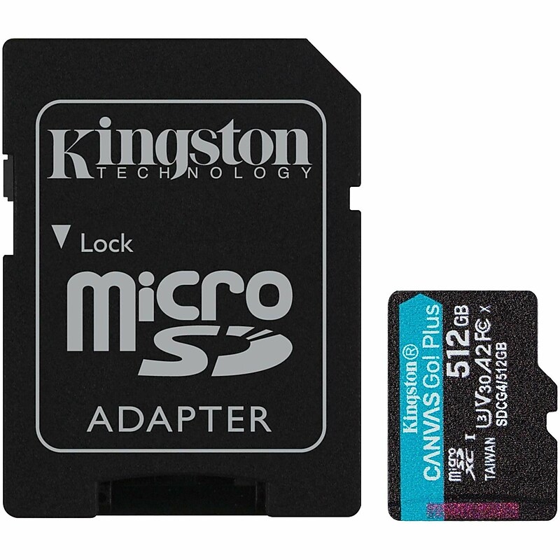 Kingston Canvas Go Plus microSDXC Card 512GB image 1