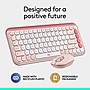 Logitech POP ICON Wireless Ergonomic Keyboard and Optical Mouse Combo, Pink (920-013105)~#|#~3A7F9CA4-A000-4DE8-A1CDB002DA294BEB_sc7