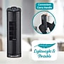 Brentwood 14-inch 3-Speed Oscillating Tower Fan, Black (BTWF14TBK)~#|#~3A801E34-5D99-4E34-B953525E0BF4E72D_sc7