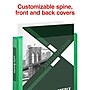 Staples 1" 3-Ring View Binders, D-Ring, Green (58656)~#|#~3A80B4A0-6AFA-4489-873EE32A09671A12_sc7