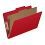 Medical Arts Press Pressboard Classification Folder, 1 Divider, 2" Expansion, Legal Size, Deep Red, 10/Box (DV-T52-14-3DRD)~#|#~3A8298D7-FBB1-4AF2-8DE6457775FA678F_sc7
