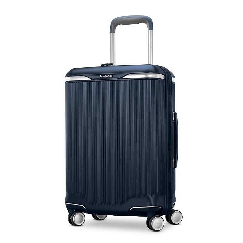 Samsonite Silhouette 18 23" Hardside Carry-On Luggage with Spinner Wheels, Deep Navy (153643-D418) image 1