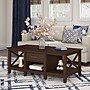 Bush Furniture Key West 47" x 24" Coffee Table, Bing Cherry (KWT148BC-03)~#|#~3A92E5CE-CF5B-423A-A8FC25DDD9EEE35C_sc7