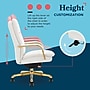 La-Z-Boy Opus Ergonomic Bonded Leather Swivel Executive Chair, White and Gold (CCHR10015A)~#|#~3A987BD5-F3C2-4048-8FD24468FF6EB478_sc7