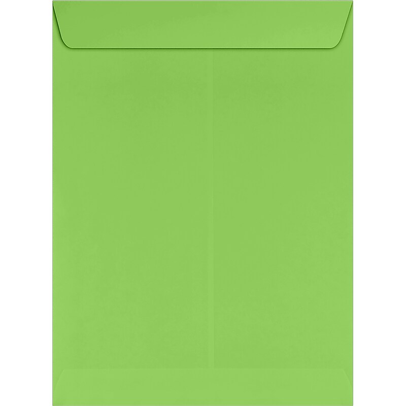 LUX 9" x 12" Open End Envelopes 50/Pack, Limelight (LUX-4894-101-50) image 1