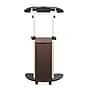 Techni Mobili 22"W Manual Adjustable Standing Laptop Cart, Chocolate (RTA-B005-CH36)~#|#~3A9FED5C-3D76-43C4-87FCC87742071DD3_sc7