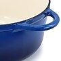 MegaChef Cast Iron 6.35 Qt. Dutch Oven, Dark Blue (935122262M)~#|#~3AA06312-3857-4217-B3266DA8887ACA34_sc7