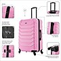 InUSA Endurance 28" Hardside Suitcase, 4-Wheeled Spinner, TSA Checkpoint Friendly, Pink (IUEND00L-PNK)~#|#~3AA2356A-AE7D-40DA-B8045A4B5FEB7948_sc7