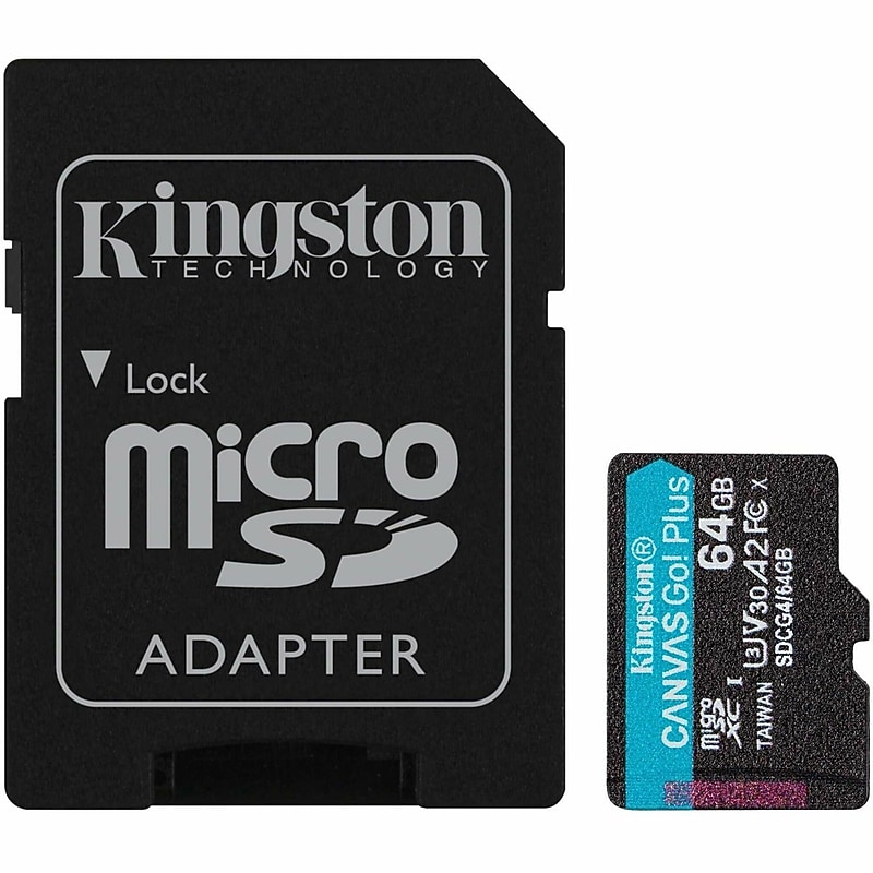 Kingston Canvas Go Plus microSDXC Card 64GB image 1