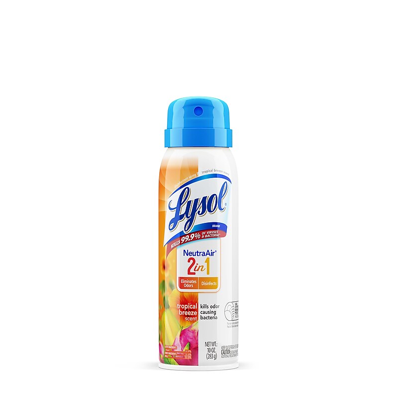 Lysol Neutra Air 2 in 1 Aerosol Air Freshener, Tropical Breeze Scent, 10 oz. (1920098289) image 1