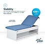 Viva Comfort Lucas Adjustable Backrest Treatment Table with Storage Shelf, Cabinet Base, Blue (ADI996-12-BLU-MK)~#|#~3AAC1395-4DE3-432F-8A159D057E5159EA_sc7