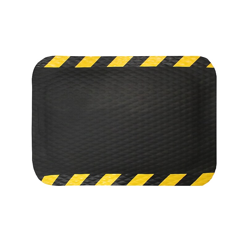 M+A Matting Hog Heaven Anti-Fatigue Mat, 2.67' x 4.83', Black (423235100) image 1