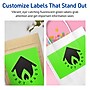 Avery Rectangle Multipurpose Labels, 4.75" x 7.75", Neon Green, 80/Pack (94255)~#|#~3AAF22D8-8D59-4774-9B44A0BDD04F6B17_sc7