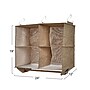 Household Essentials Hanging Organizer, 4 Pocket with Hangbar (7800-1)~#|#~3AB69DCA-7A8F-4AEA-85F994A49797B973_sc7