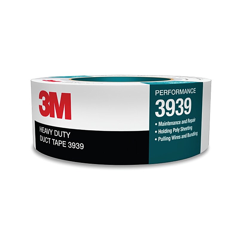 3M Heavy Duty Duct Tape, 1" x 60 yds., Silver, 3/Carton (T98639393PK) image 1