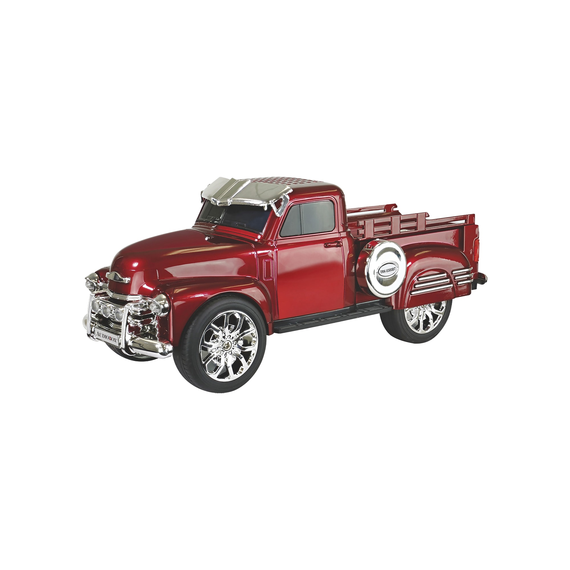 Audiobox Retro Ride Wireless Bluetooth Rechargeable Truck Speaker with FM Radio, Red (TRK-5300RED) Sansujyuku sansujyuku.com