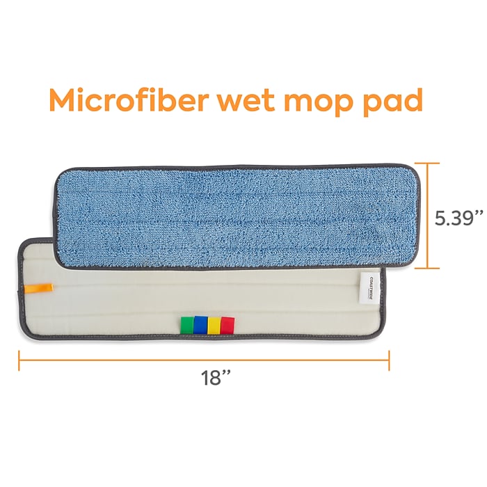 【CTP】19セット計76冊 Coastwide Professional™ Economy Microfiber Wet Mop Pad, 5.39