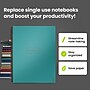 Rocketbook Core Reusable Smart Notebook, 8.5" x 11", Dot-Grid Ruled, 32 Sheets, Teal  (EVR-L-RC-CCE-FR)~#|#~3ABFC305-48A5-4A3D-8758CEE4239E2BE2_sc7