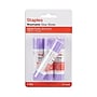 Staples® Washable Glue Sticks, 0.28 oz., Purple, 4/Pack (ST10446/10446)~#|#~3AC94F5E-8B3F-4519-9508E80E442D71AF_sc7