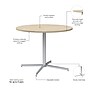 Bush Business Furniture 42"W Round Conference Table, Natural Elm (99XTB42RNE)~#|#~3AC9B1DB-07F9-4A4E-81E4E5EACCF1A0FD_sc7