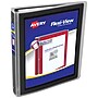 Avery Flexi-View Heavy Duty 1" 3-Ring View Binders, Black (17686/14985-CC)~#|#~3ACADDC7-52DC-4980-AAE2D5F0D8C9FC0C_sc7